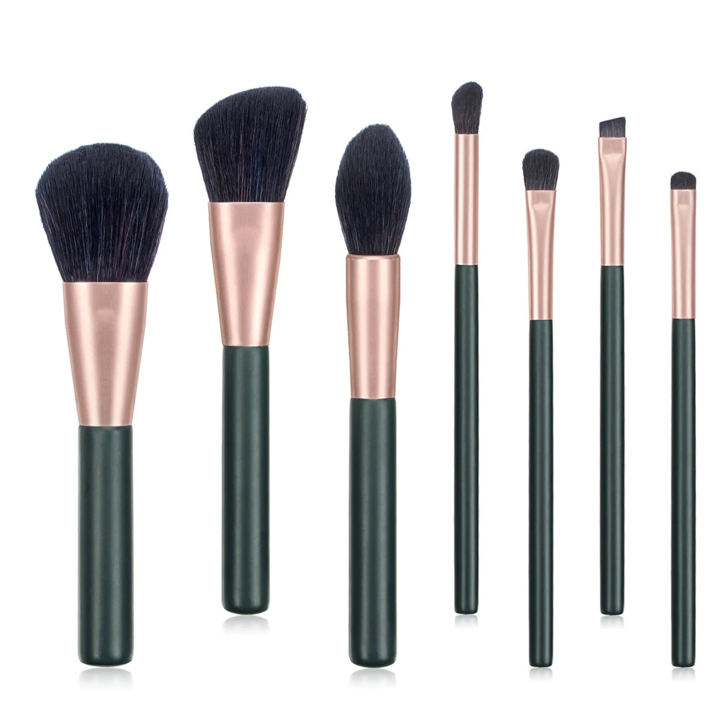 Wholesale Customized Logo Professional Makeup Brush Set Synthetic Vegan 9pcs Makeup Brushes with PU Case Cindorium
