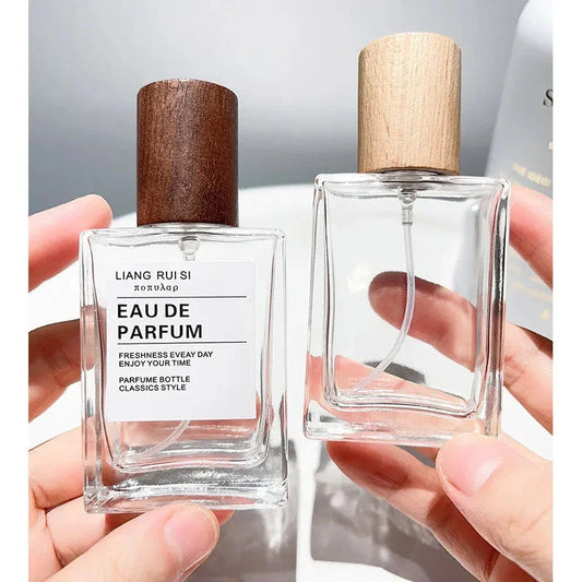 Elegant 30ml Glass Perfume Bottle – Refillable Spray Dispenser Beauty Face Store