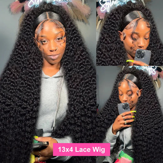 HD Lace Front Wig – Deep Curly 13x4/13x6 Pre-Plucked Human Hair Yeswigs US Store