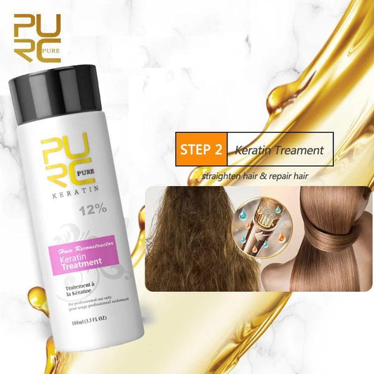 PURC Keratin Treatment: Straighten & De-Frizz - Cindorium