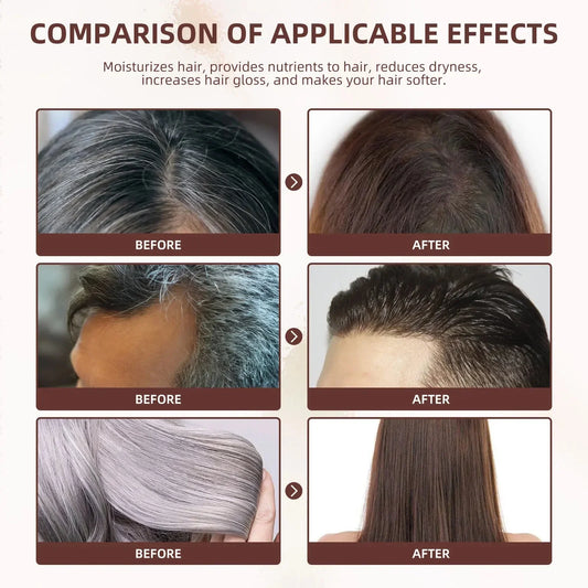 EELHOE Black Hair Dye Spray | White - to - Black Color Restoration & Scalp Treatment - Cindorium