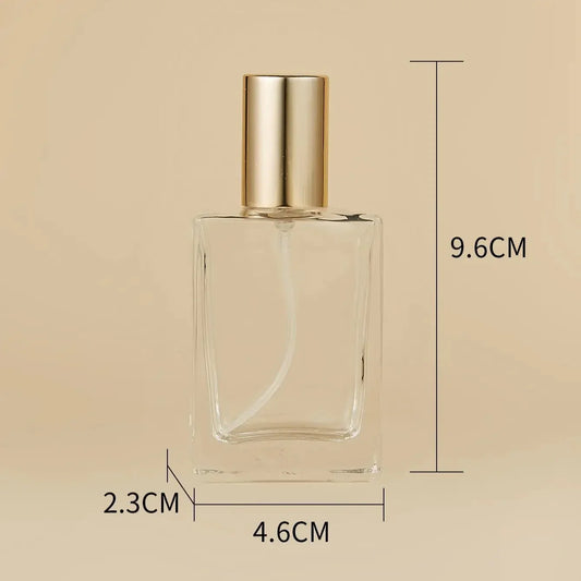 Elegant 30ml Glass Perfume Bottle – Refillable Spray Dispenser - Cindorium