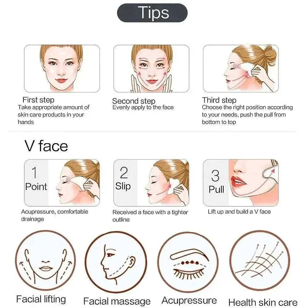 Heart Shape SPA Face Massager/ Scraper - Cindorium