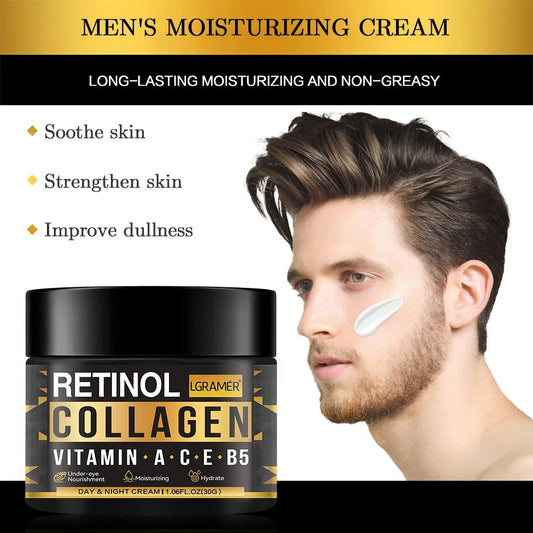 Men’s Retinol Collagen Cream – Anti - Aging & Hydrating - Cindorium