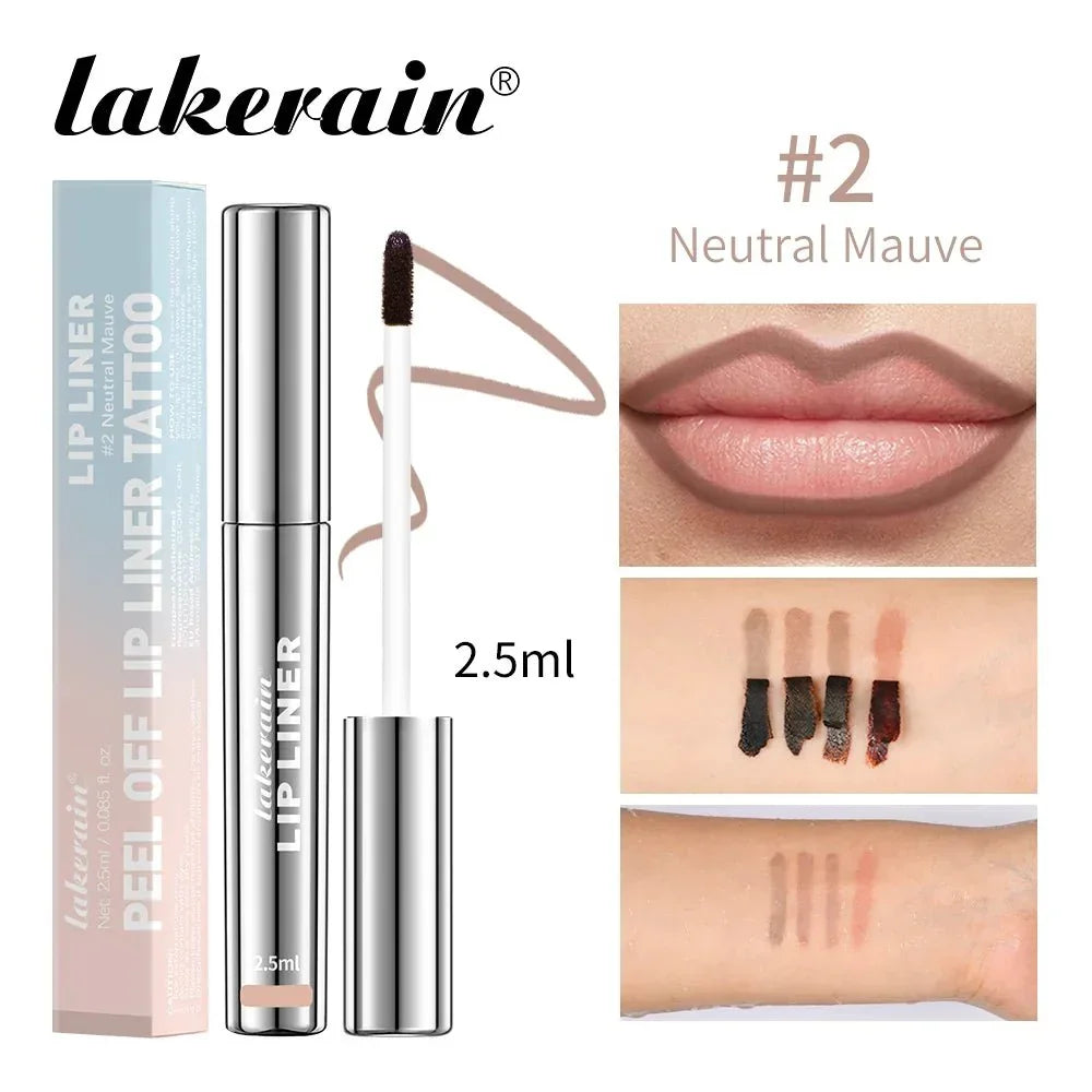 Waterproof Peel - Off Lip Liner & Tattoo Lip Gloss – Long - Lasting Matte Lip Tint - Cindorium