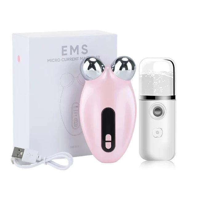 Facial Massager EMS Microcurrent Roller Device - Cindorium