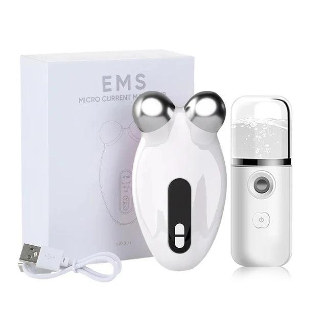 Facial Massager EMS Microcurrent Roller Device - Cindorium