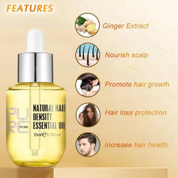 Natural Ginger Hair Growth Oil - Cindorium