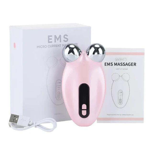 Facial Massager EMS Microcurrent Roller Device - Cindorium