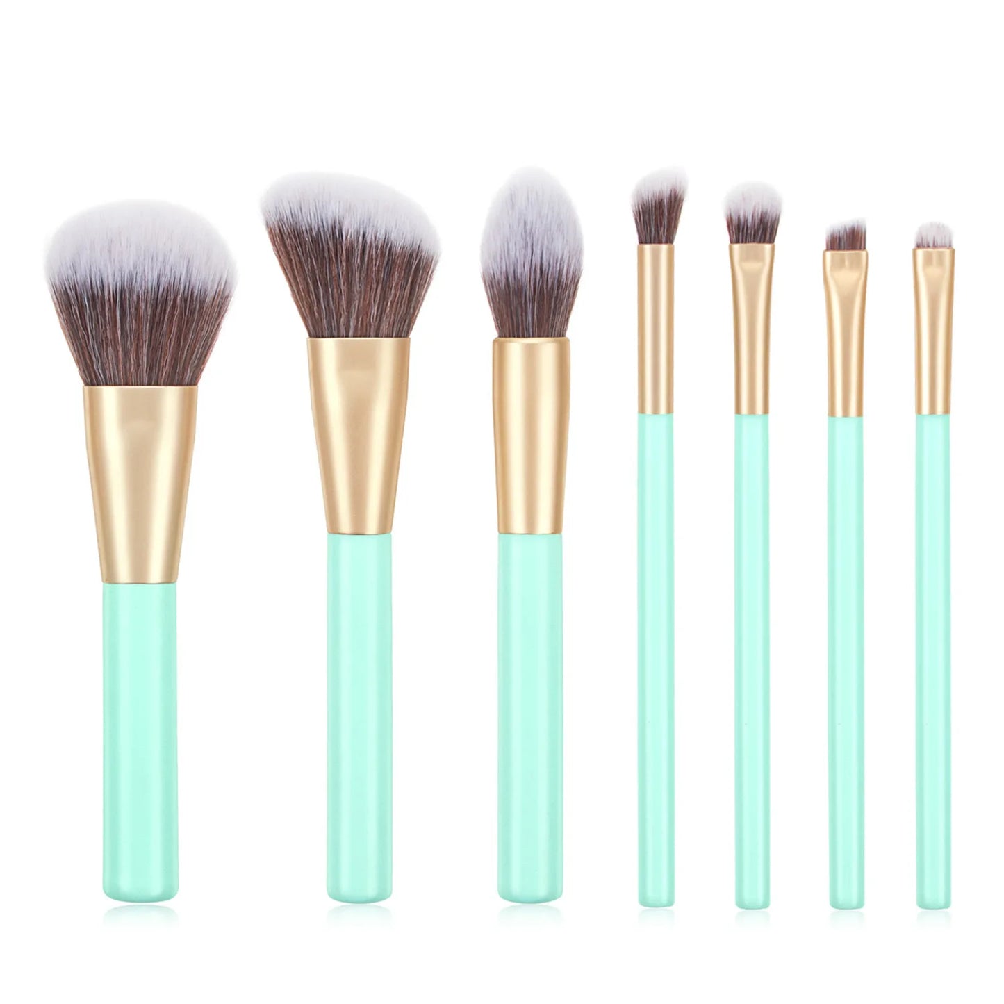 Wholesale Customized Logo Professional Makeup Brush Set Synthetic Vegan 9pcs Makeup Brushes with PU Case  Cindorium