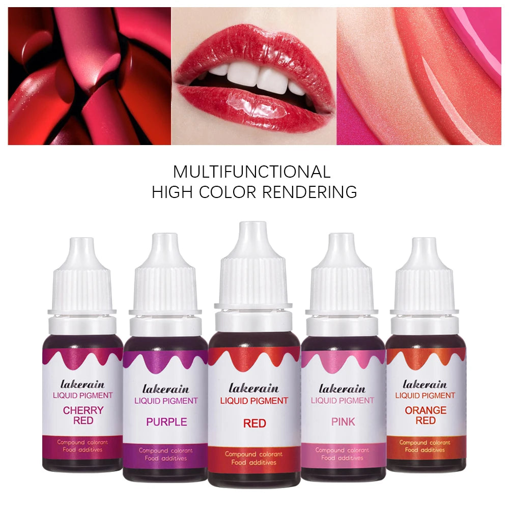 10ml Lip Gloss Pigment & Flavor Drops | Odorless & Moisturizing ibcccndc Official Store