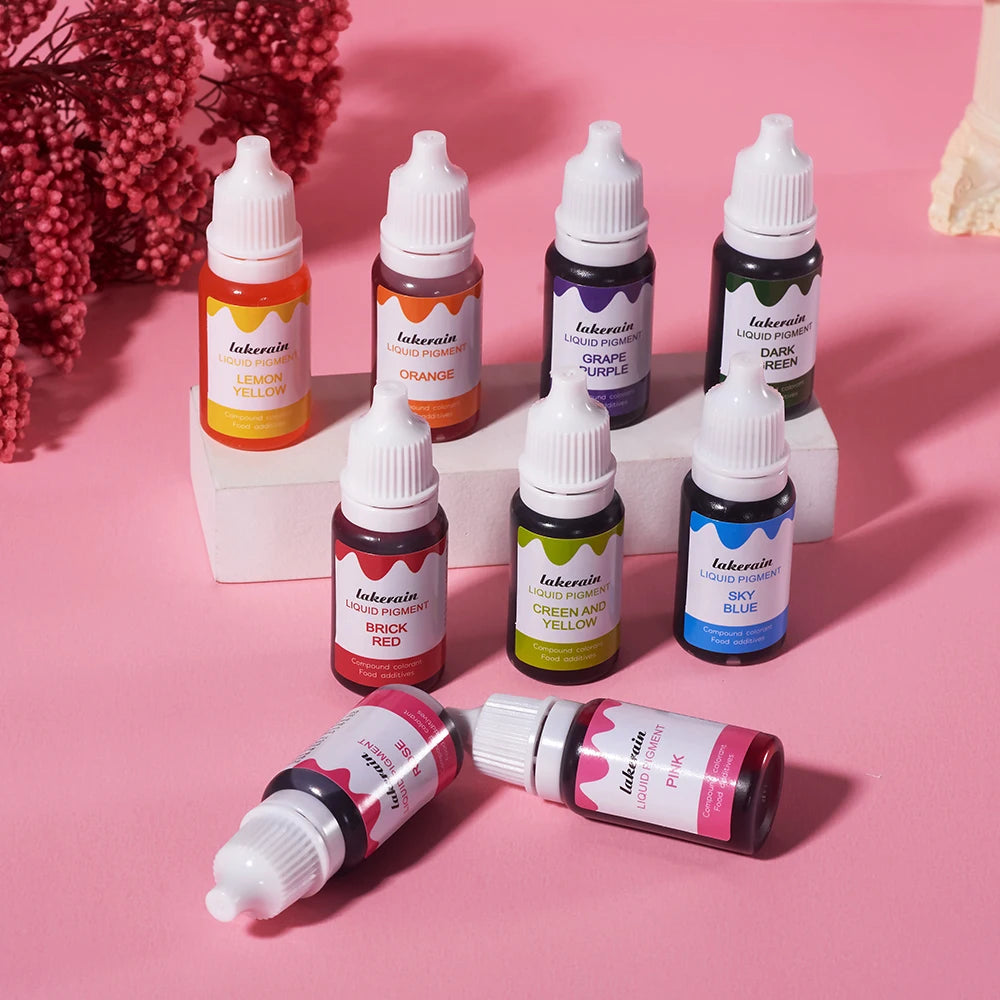 10ml Lip Gloss Pigment & Flavor Drops | Odorless & Moisturizing ibcccndc Official Store