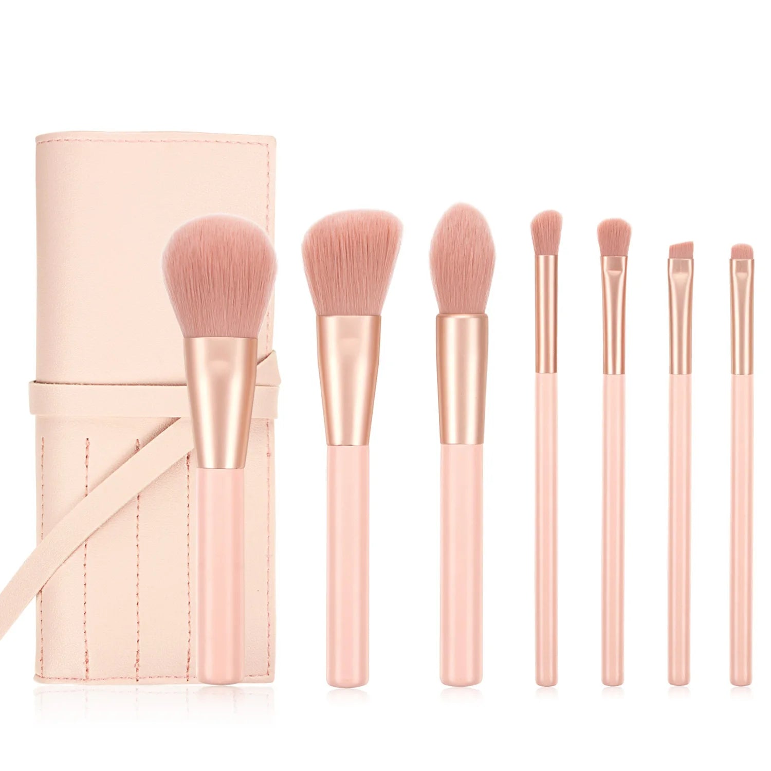Wholesale Customized Logo Professional Makeup Brush Set Synthetic Vegan 9pcs Makeup Brushes with PU Case  Cindorium