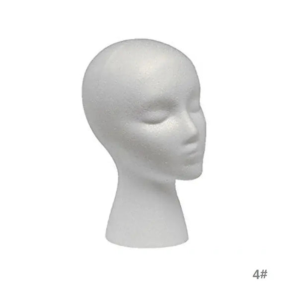 Styrofoam Foam Head Wig Stand/Wig Holder - Cindorium