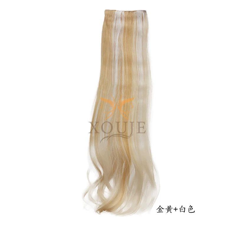 Fashion Style Dyed Wig Set- Invisible Hair Extension - Cindorium