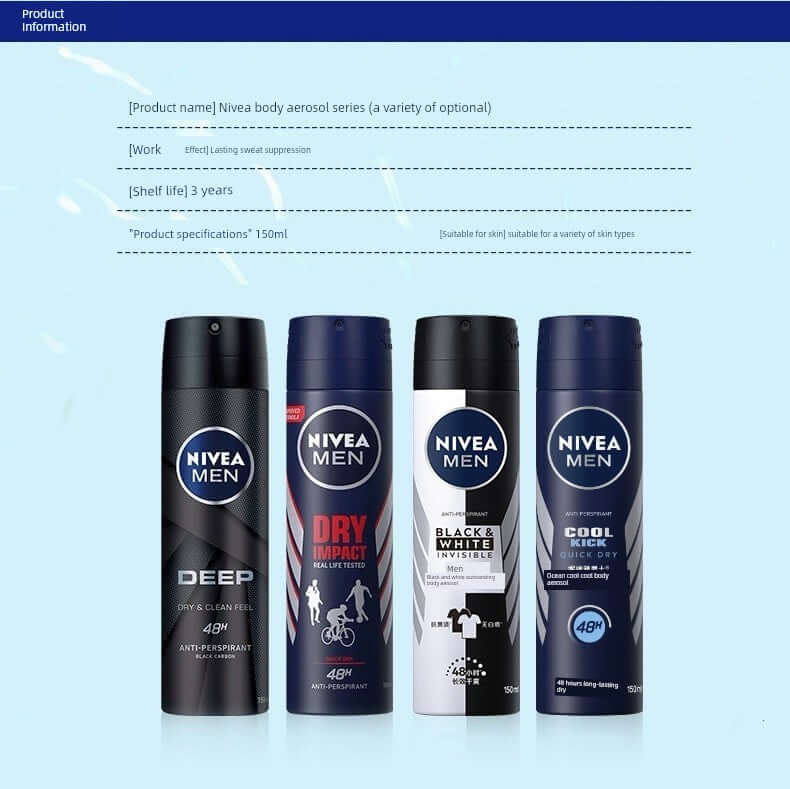 NIVEA MEN Antiperspirant 48H Dry and Cool - Cindorium