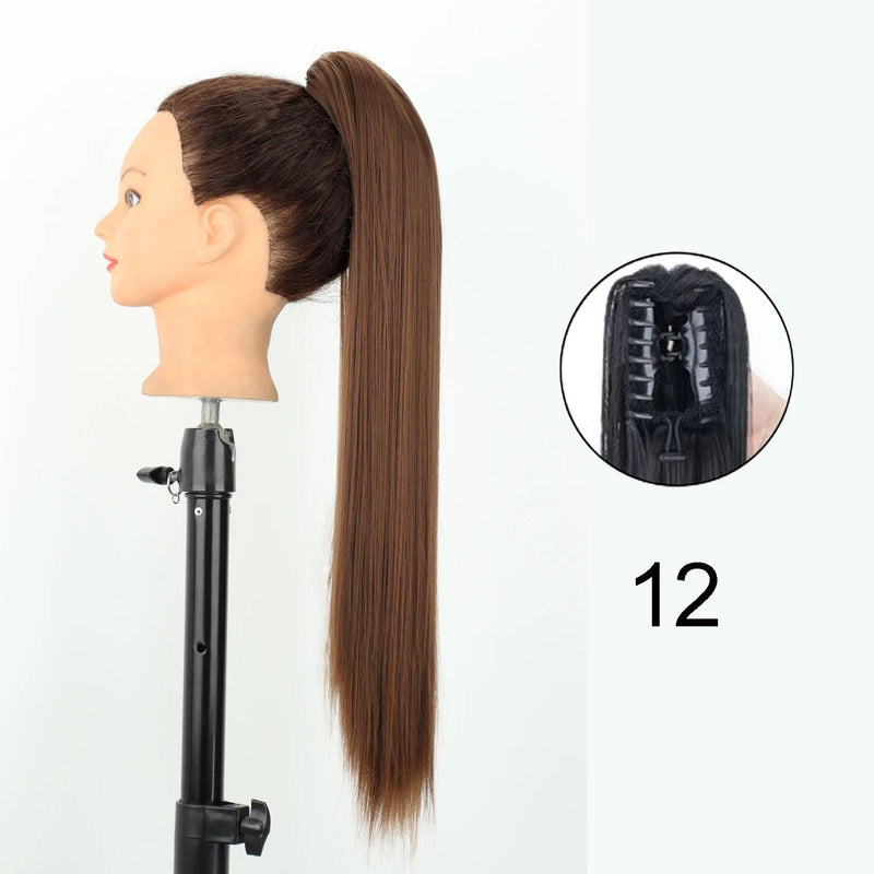 Synthetic Claw Clip-on Ponytail Hair Extension - Cindorium