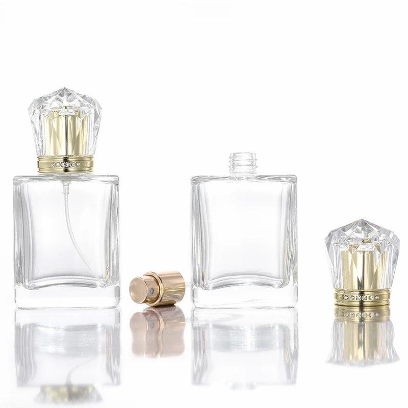 Exquisite Empty Glass Perfume Bottle - Cindorium