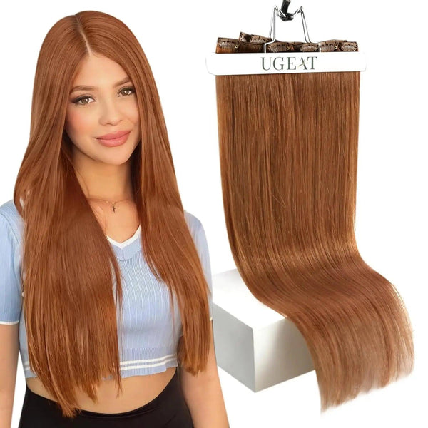 Ugeat Clip In Hair Extensions Human Hair Highlight - Cindorium