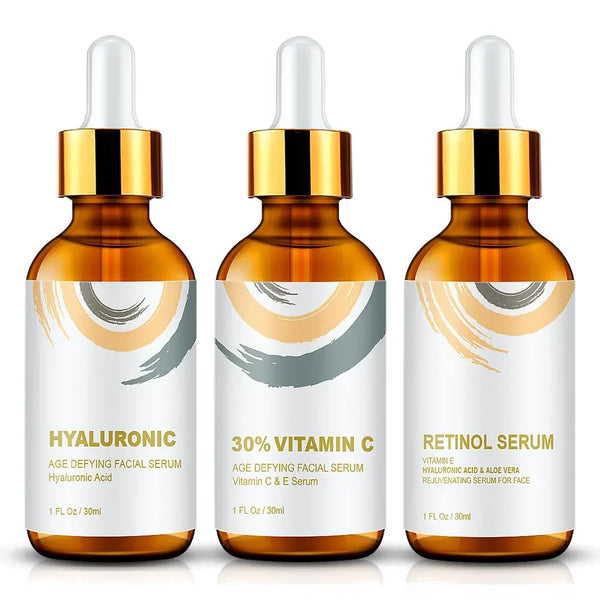 Retinol Skin Face Care Serum Set - Cindorium