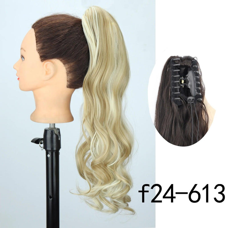 Synthetic Claw Clip-on Ponytail Hair Extension - Cindorium