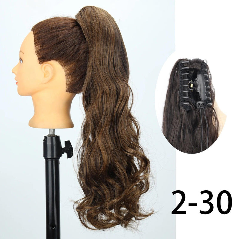 Synthetic Claw Clip-on Ponytail Hair Extension - Cindorium