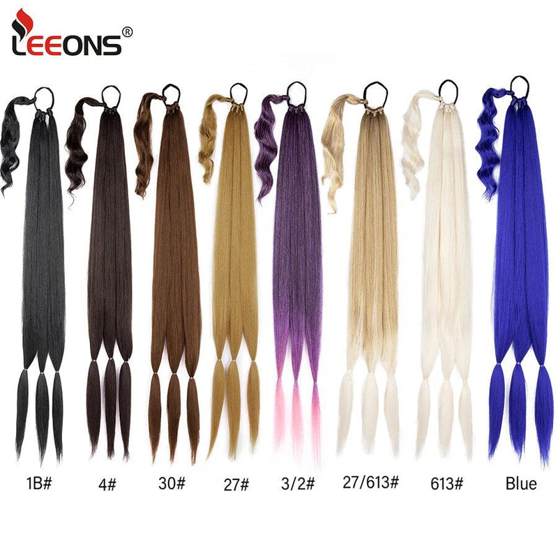 Long Synthetic Braided Ponytail Extension - Cindorium