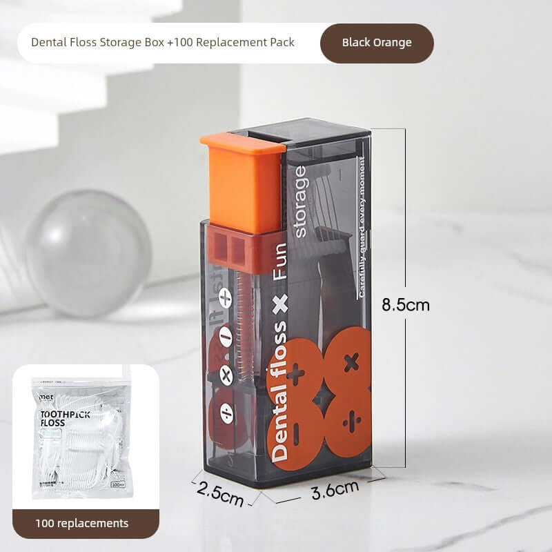 Dental Floss Box Automatic Pop-up Portable Portable Mini - Cindorium