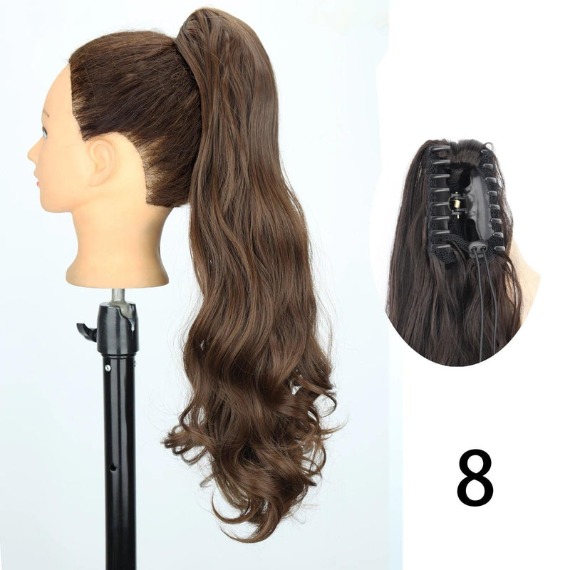 Synthetic Claw Clip-on Ponytail Hair Extension - Cindorium