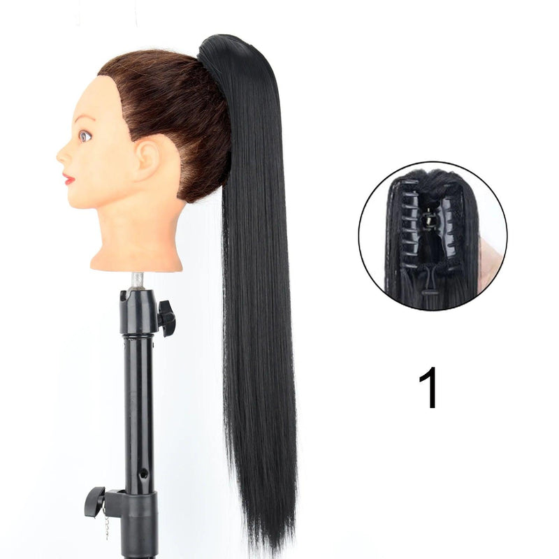 Synthetic Claw Clip-on Ponytail Hair Extension - Cindorium