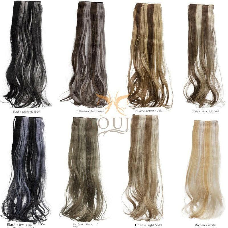 Fashion Style Dyed Wig Set- Invisible Hair Extension - Cindorium