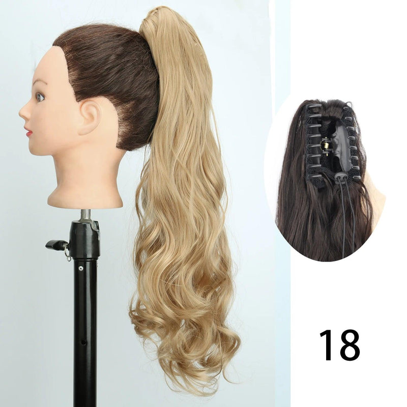 Synthetic Claw Clip-on Ponytail Hair Extension - Cindorium