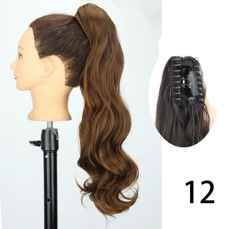 Synthetic Claw Clip-on Ponytail Hair Extension - Cindorium