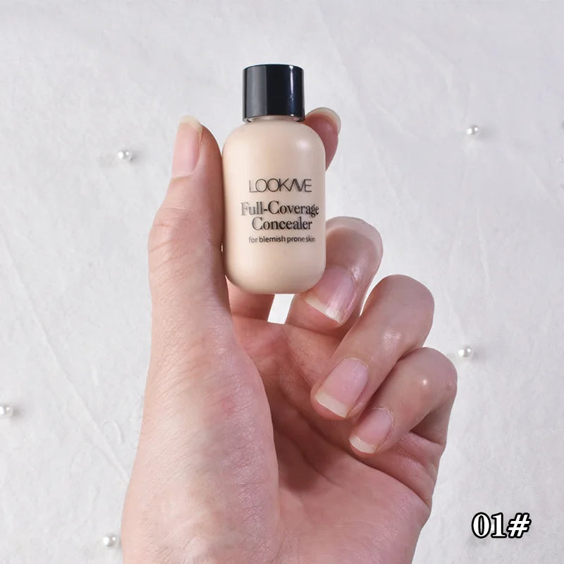 Waterproof Liquid Concealer – Full Coverage for Acne & Dark Circles GraceCavally Store