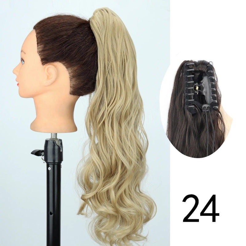 Synthetic Claw Clip-on Ponytail Hair Extension - Cindorium