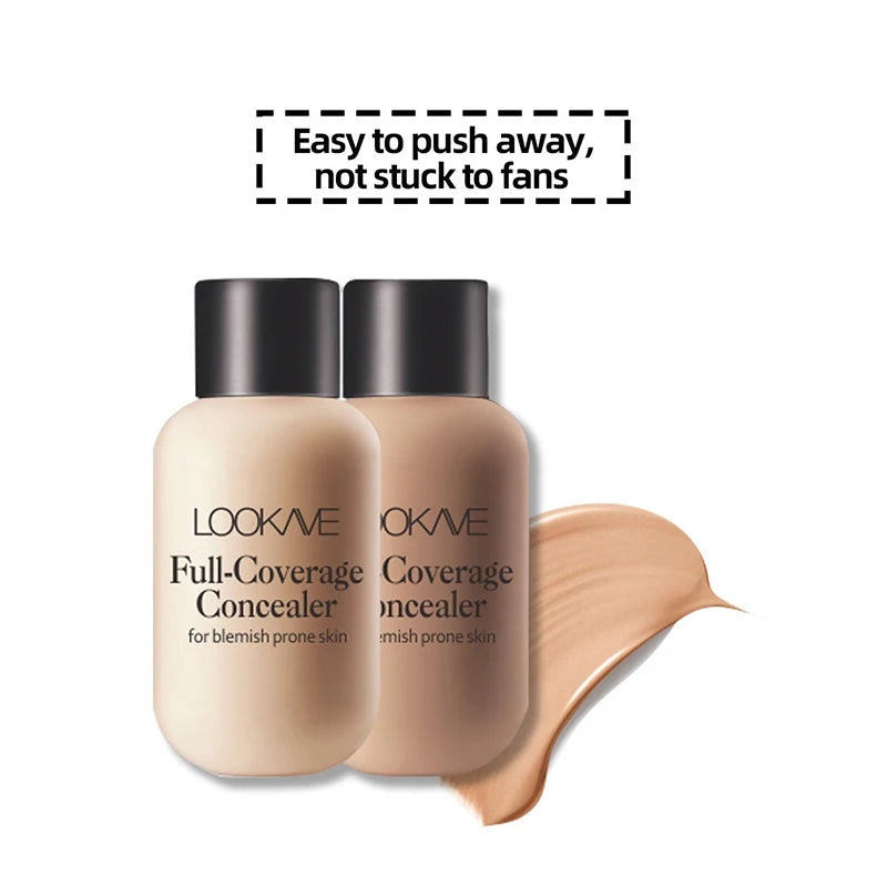 Waterproof Liquid Concealer – Full Coverage for Acne & Dark Circles GraceCavally Store