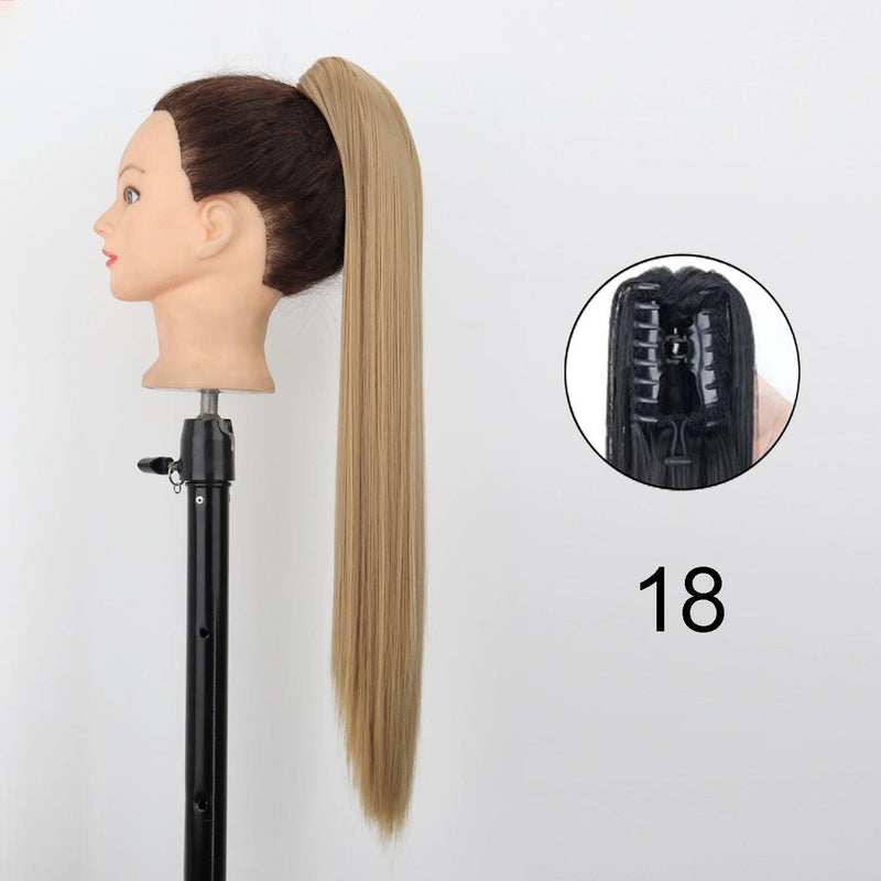 Synthetic Claw Clip-on Ponytail Hair Extension - Cindorium