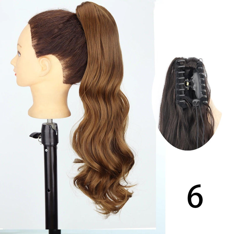 Synthetic Claw Clip-on Ponytail Hair Extension - Cindorium