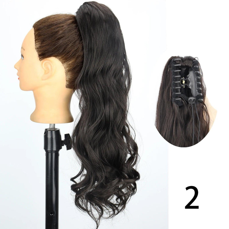 Synthetic Claw Clip-on Ponytail Hair Extension - Cindorium