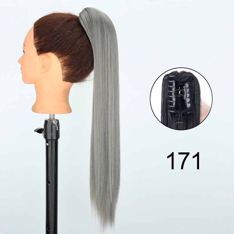 Synthetic Claw Clip-on Ponytail Hair Extension - Cindorium