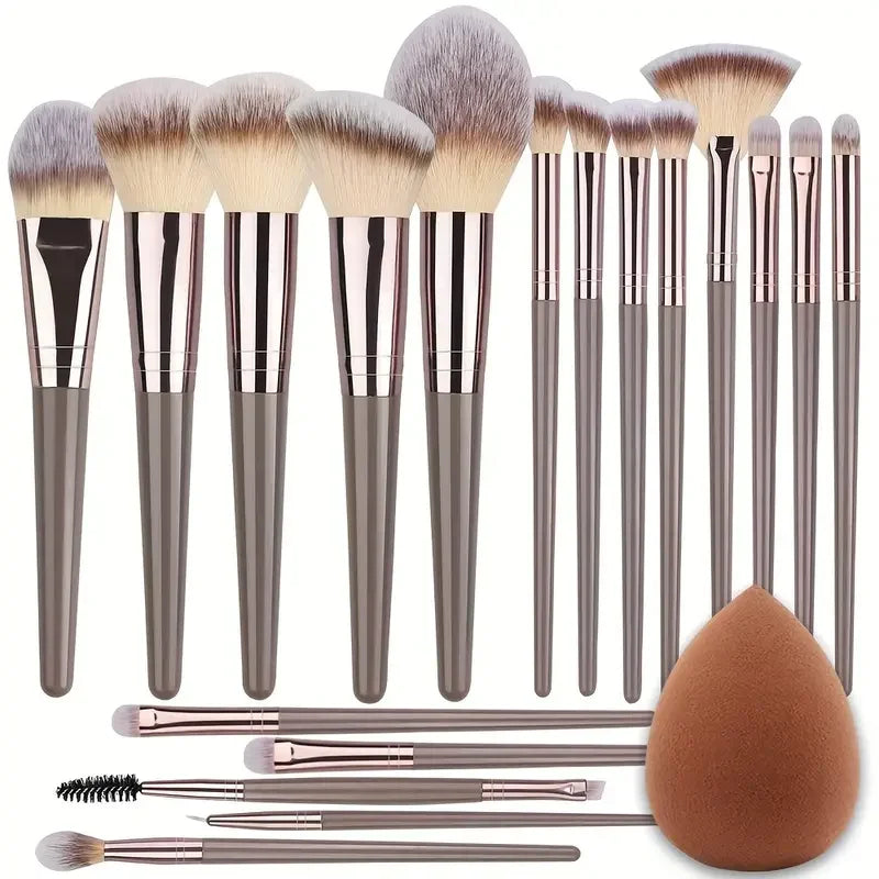 Professional 3-20 Pcs Makeup Brushes Set - Cindorium