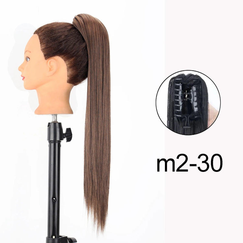 Synthetic Claw Clip-on Ponytail Hair Extension - Cindorium