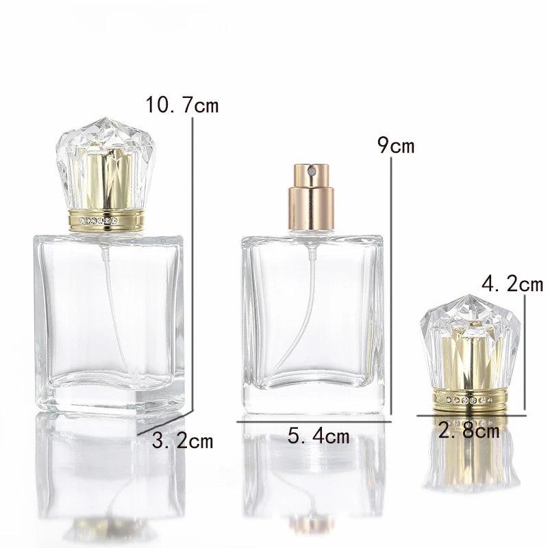 Exquisite Empty Glass Perfume Bottle - Cindorium