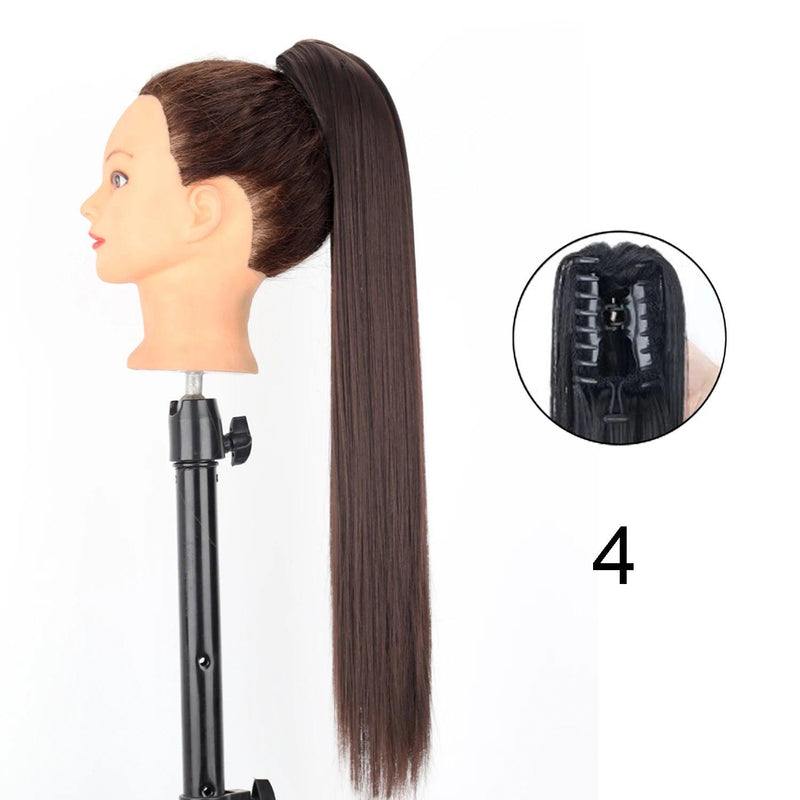 Synthetic Claw Clip-on Ponytail Hair Extension - Cindorium