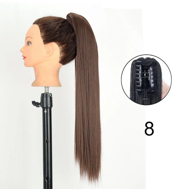 Synthetic Claw Clip-on Ponytail Hair Extension - Cindorium