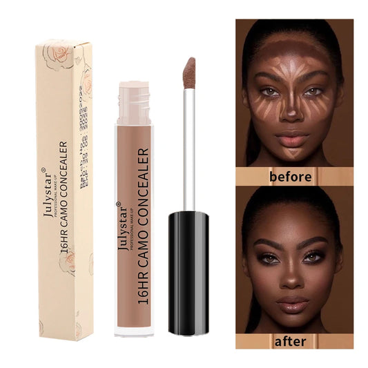 Julystar Liquid Concealer – Full‑Coverage, Waterproof, Natural Finish (6 Shades)