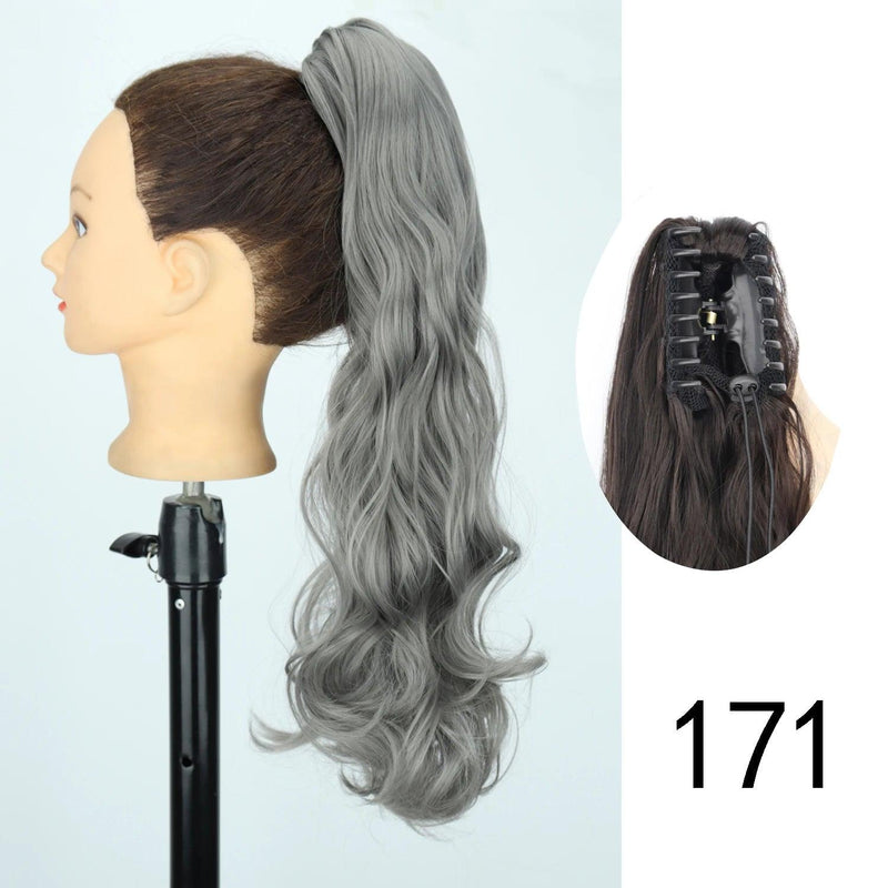 Synthetic Claw Clip-on Ponytail Hair Extension - Cindorium