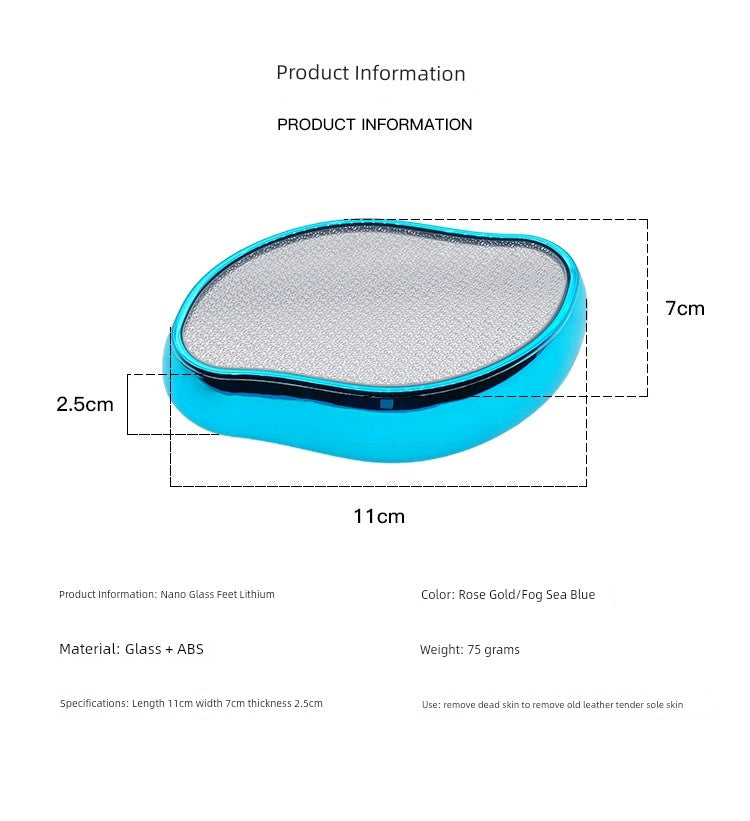 Nano Glass Feet Rub Foot Board - Cindorium