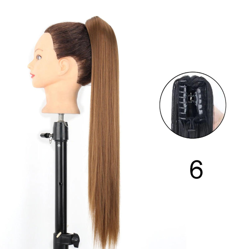 Synthetic Claw Clip-on Ponytail Hair Extension - Cindorium