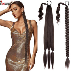 Long Synthetic Braided Ponytail Extension - Cindorium